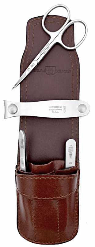 Dreiturm Stecketui 4-teilig, braun