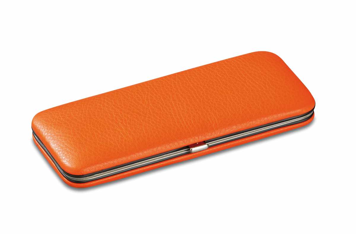 Dreitum Etui 5 Teile orange, geschlossen