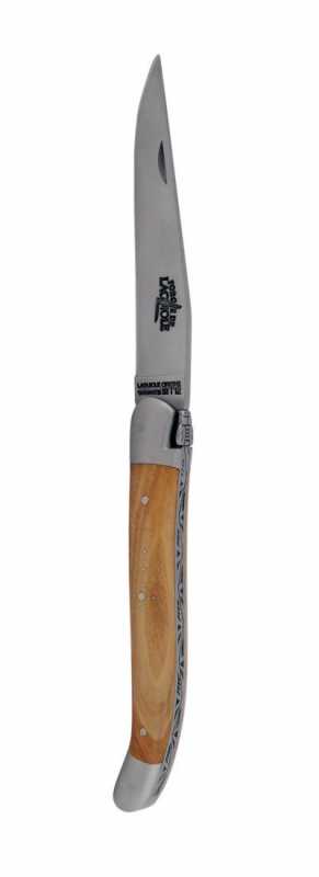 Forge de Laguiole Taschenmesser 12 cm Klinge Oliven Holz T12 Stahl
