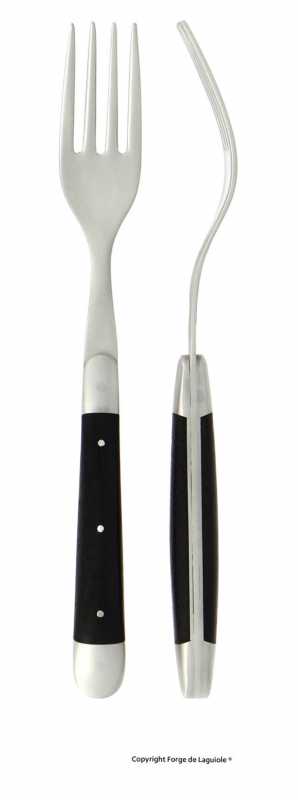 Forge de Laguiole Gabel Ebenholz matt