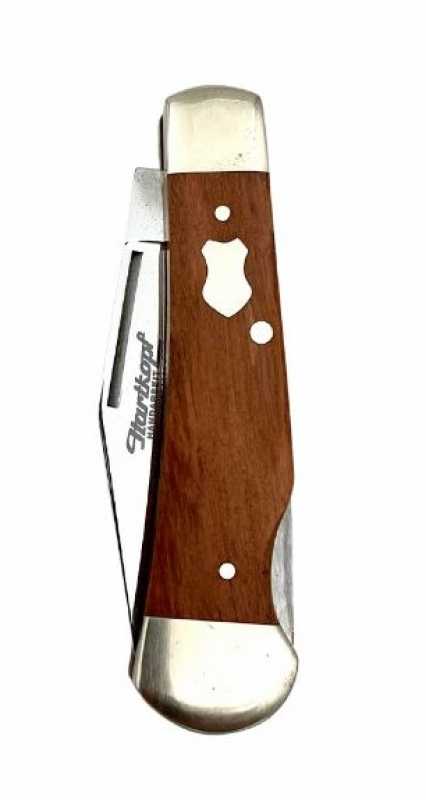 Hartkopf Taschenmesser Olivenholz 6 cm geschlossen