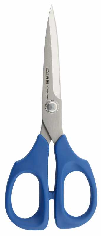 KAI Schere mit Schneidenschutz, Blau 16,5 cm