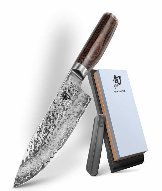 KAI Shun Premier Limited Set 2025, Kochmesser, Kombi-Schleifstein und Schärfhilfe