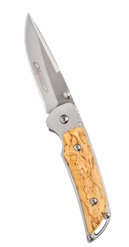 Marttiini MFK2 Einhandmesser, Maserbirke