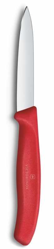 Victorinox Gemüsemesser gerader Schliff Mittelspitz, Rot