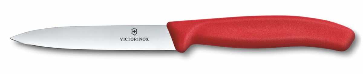 Victorinox Gemüsemesser gerader Schliff Mittelspitz, Rot