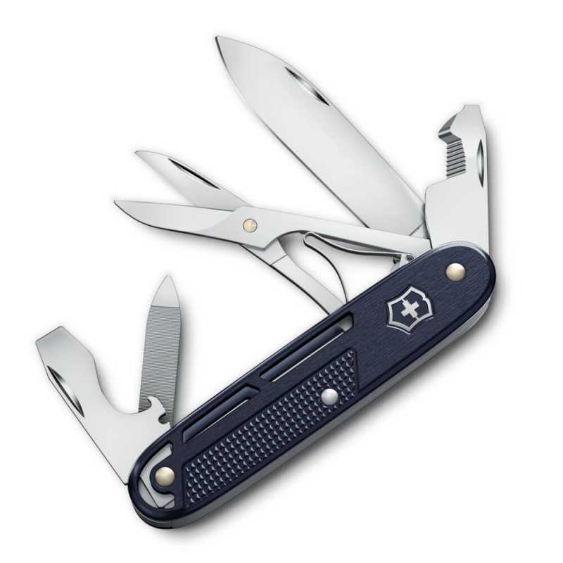 Victorinox Synergy X Alox Dunkelblau, offen