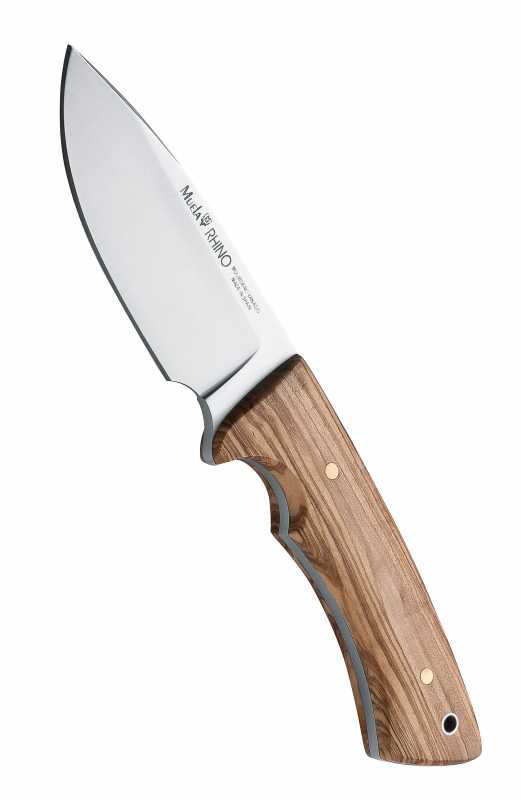 Jagdmesser Muela Rhino mit Griffen aus Olivenholz, 22,5 cm