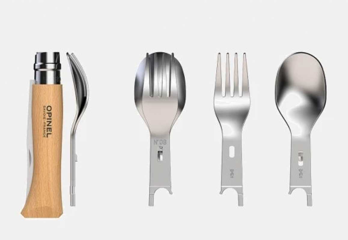 Opinel PICNIC PLUS, 4-teilig, Besteck einzeln