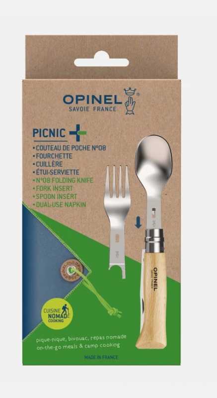 Opinel PICNIC PLUS, 4-teilig, Verpackung