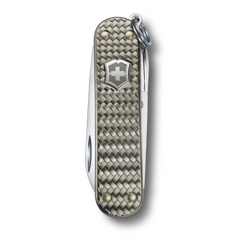 Victorinox Taschenmesser Classic Precious Alox, Infinite Grey, Vorderseite