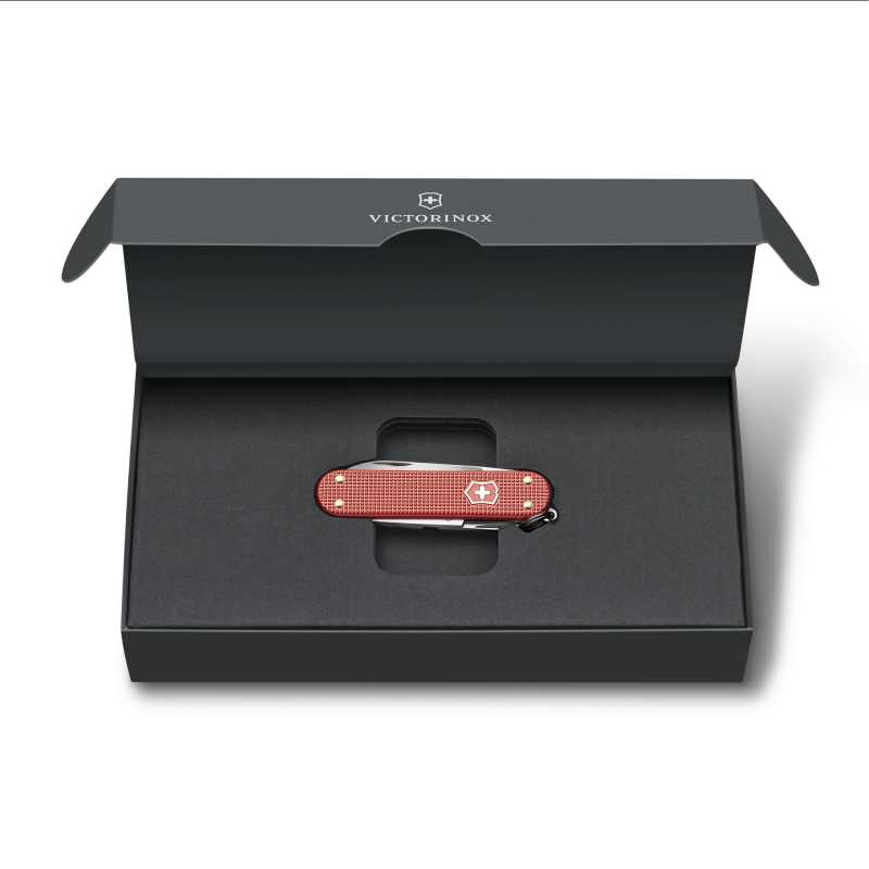 Victorinox Classic SD ALox Limited Edition 2025 Stone Red, Verpackung