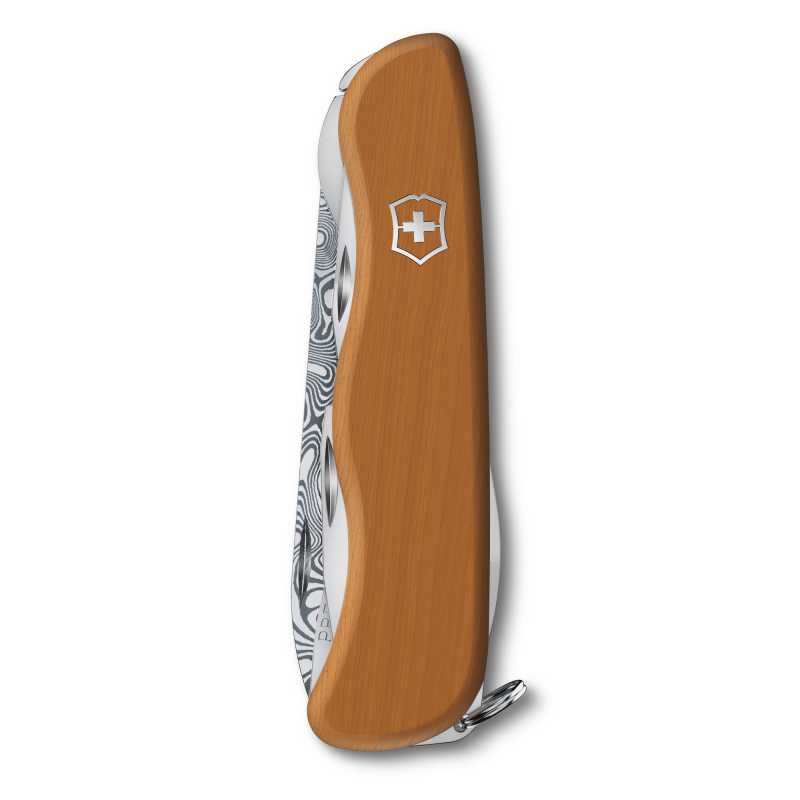 Victorinox Special Picknicker Wood, Damast Limited Edition 2022, Vorderseite