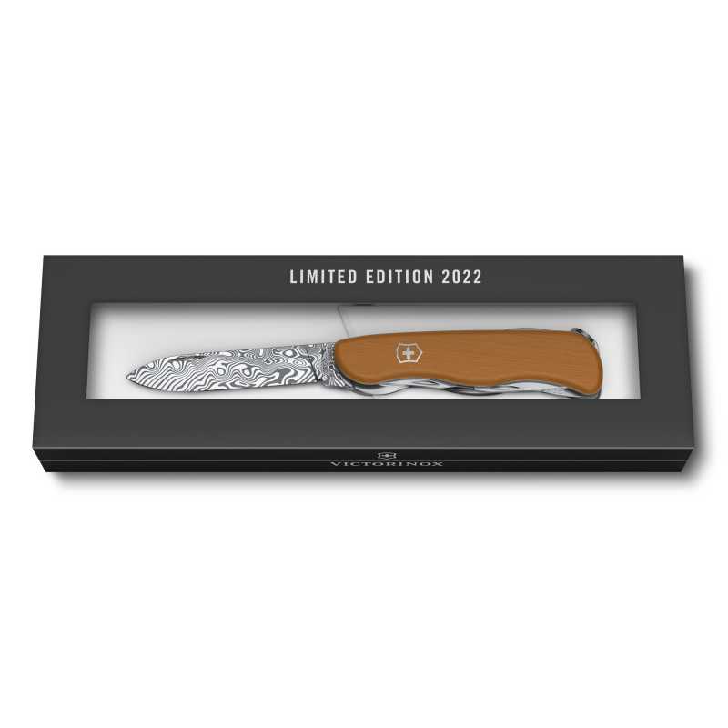 Victorinox Special Picknicker Wood, Damast Limited Edition 2022, Verpackung