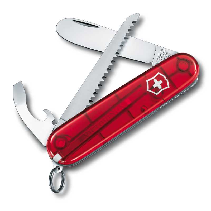 Victorinox Kindertaschenmesser in transparent rot