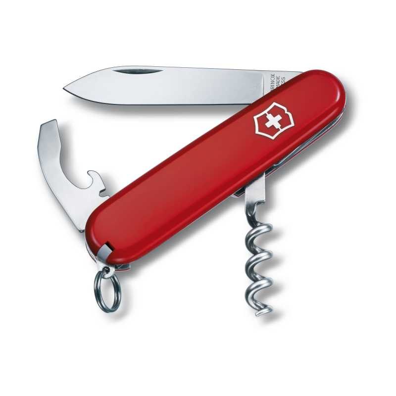 Offiziersmesser Waiter von Victorinox in Rot.