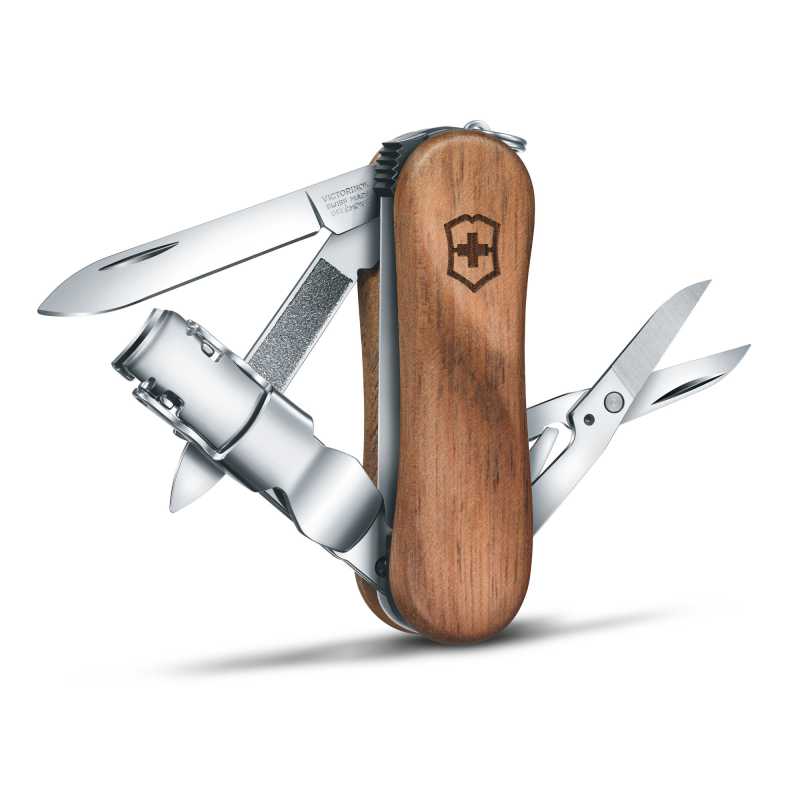Victorinox, Nail Clip 580, Nagelknipser, Nussbaum