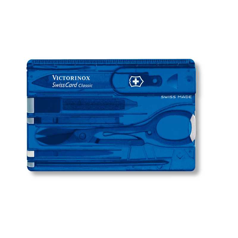 Swisscard Classic von Victorinox in Blau, 8,2 cm