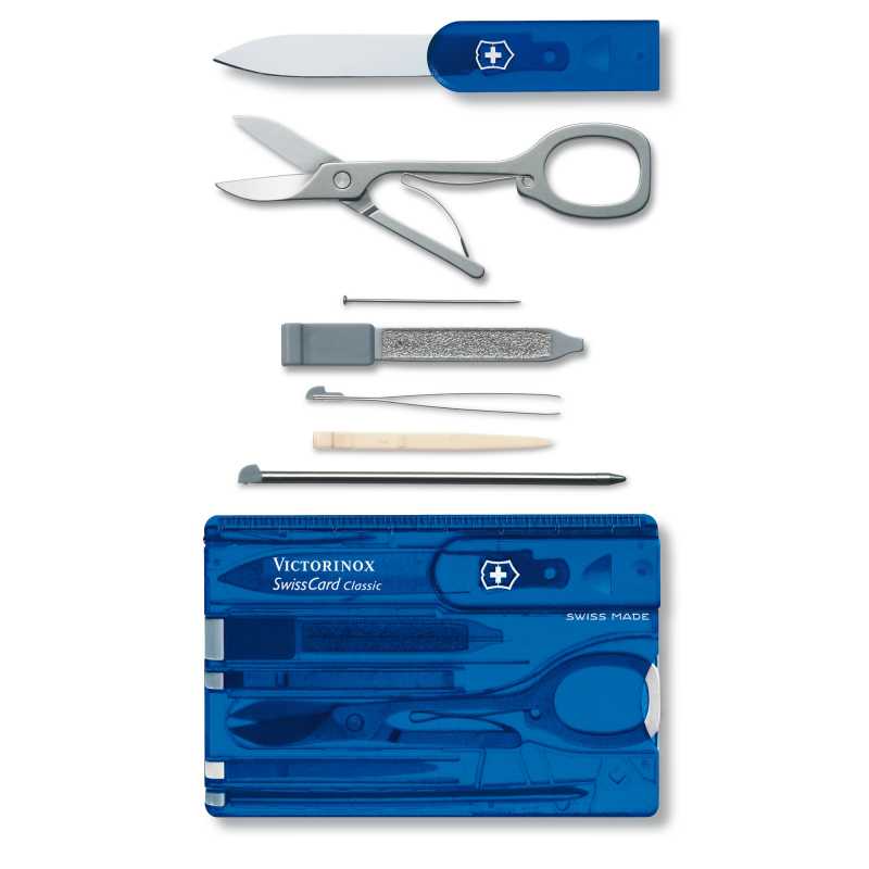 Swisscard Classic von Victorinox in Blau, 8,2 cm