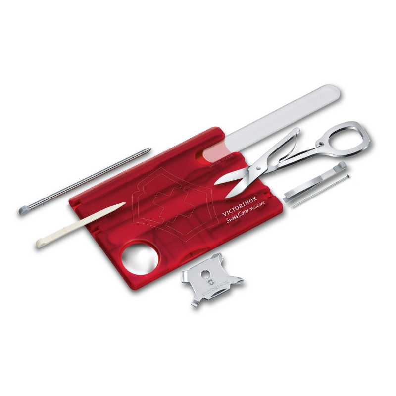 Swisscard Nailcare von Victorinox in Rot, 8,2 cm