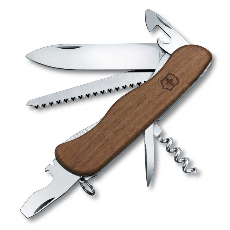 Victorinox Forester Wood, Nussbaumholz offen