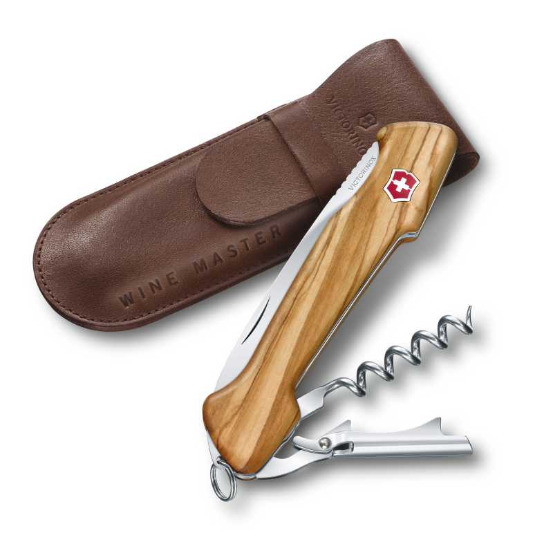 Victorinox Taschenmesser Wine Master in Olivenbaumholz, mit Etui