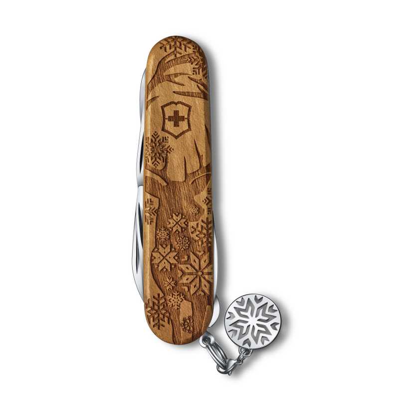 Victorinox Super Tinker Wood Winter Special Edition 2022, geschlossen Voderseite