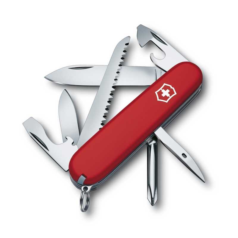 Offiziersmesser Hiker von Victorinox in Rot.