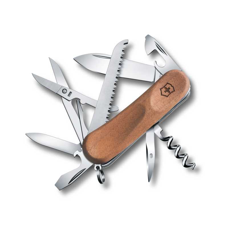 Taschenmesser von Victorinox Evo Wood 17 in Nussbaumholz