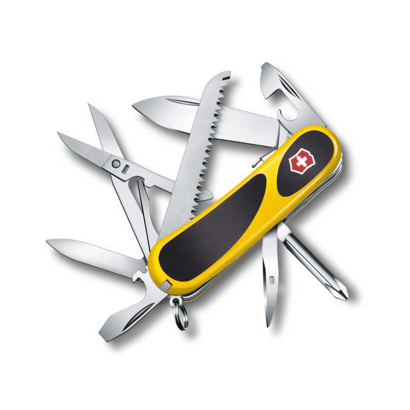 Victorinox Evo Grip S 18 mit Zwei-Komponentenschale, gelb/schwarz