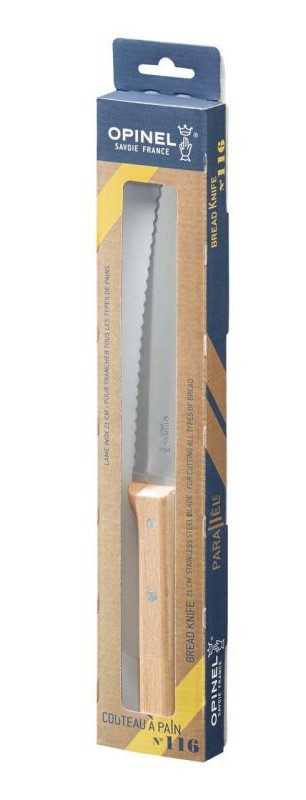 Opinel Parallèle Brotmesser No 116 in Verpackung