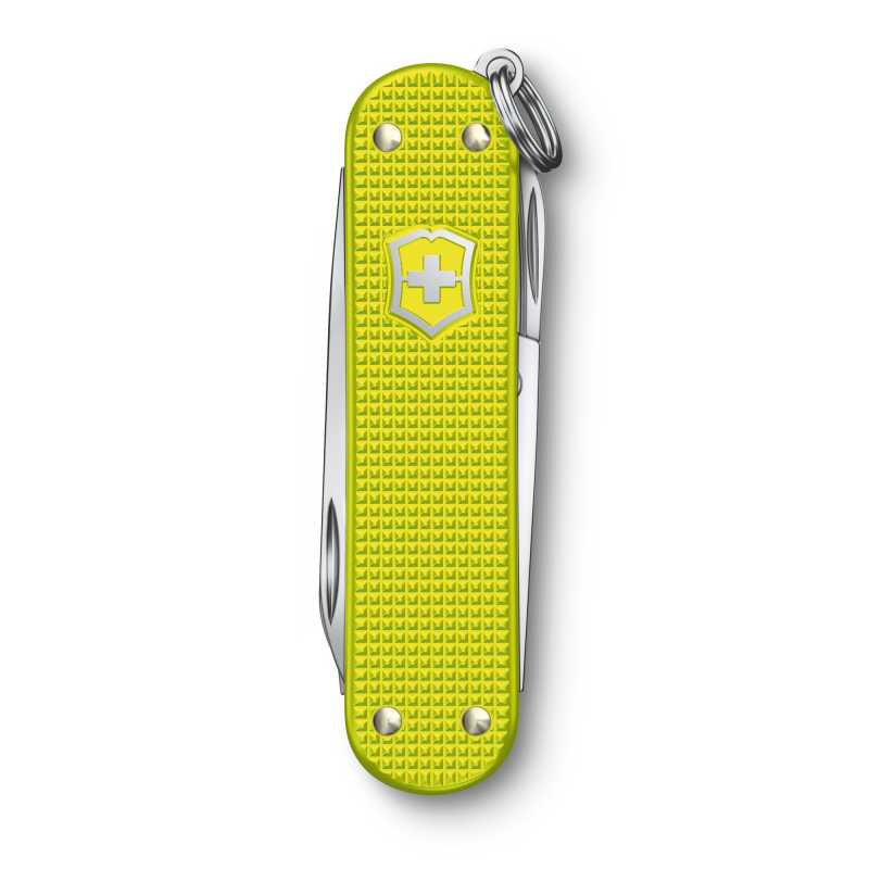 Victorinox Classic Pro Alox Limited Edition 2023, Electric Yellow, Vorderseite