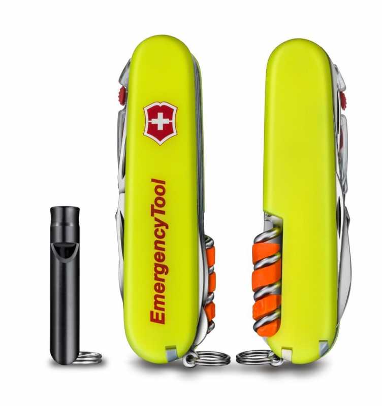 Victorinox Huntsman Lite Emergency Tools, Vorder- und Rückseite