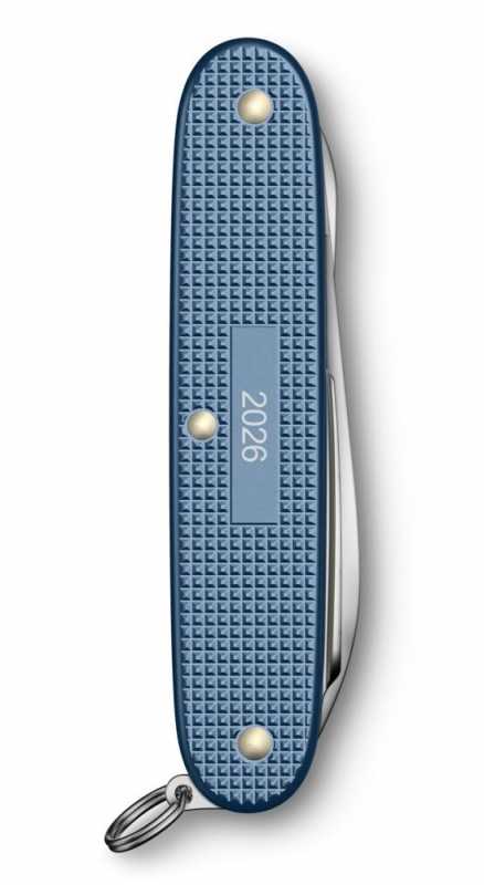 Victorinox Pioneer X Alox Limited Edition 2026 Blau, geschlossen Rückseite