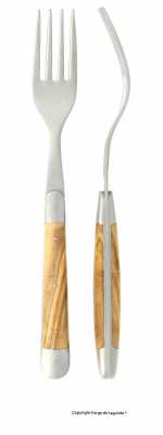 Forge de Laguiole Gabel Olivenholz matt