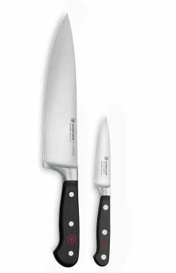 zweiteiliges Messerset von Wüsthof Classic mit Gemüsemesser (9 cm) und Kochmesser (20 cm)