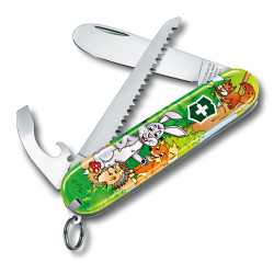 Victorinox Kindertaschenmesser mit Hasenmotiv, offen