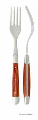 Forge de Laguiole Gabel Rosenholz matt